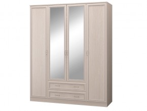Шкаф 4-х дверный с зеркалом и ящиками в Полевском - polevskoj.magazinmebel.ru | фото