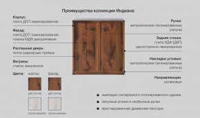 Спальня Индиана Дуб Саттер в Полевском - polevskoj.magazinmebel.ru | фото - изображение 2