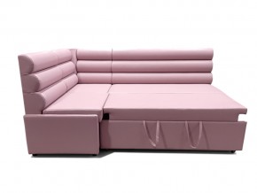 Угловой диван Призма Валики со спальным местом розовый в Полевском - polevskoj.magazinmebel.ru | фото - изображение 3
